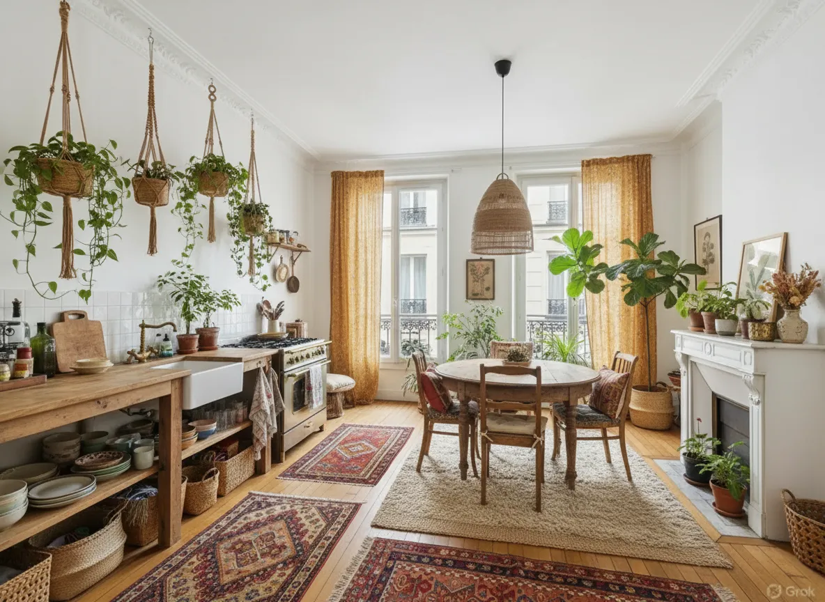 Studio Bohème à Antony idées déco pour petits espaces
